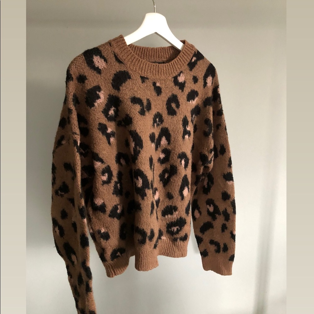 Animal Print Bershka Sweater